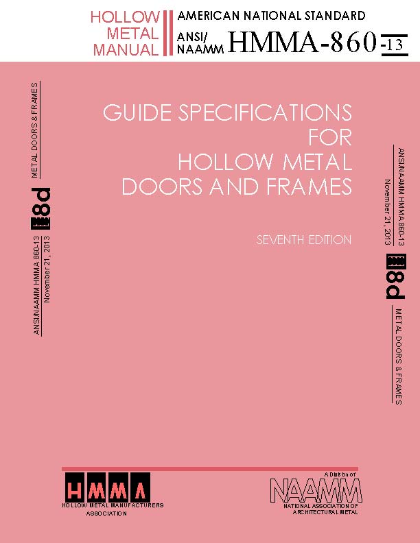 Guide Specifications For Hollow Metal Doors & Frames